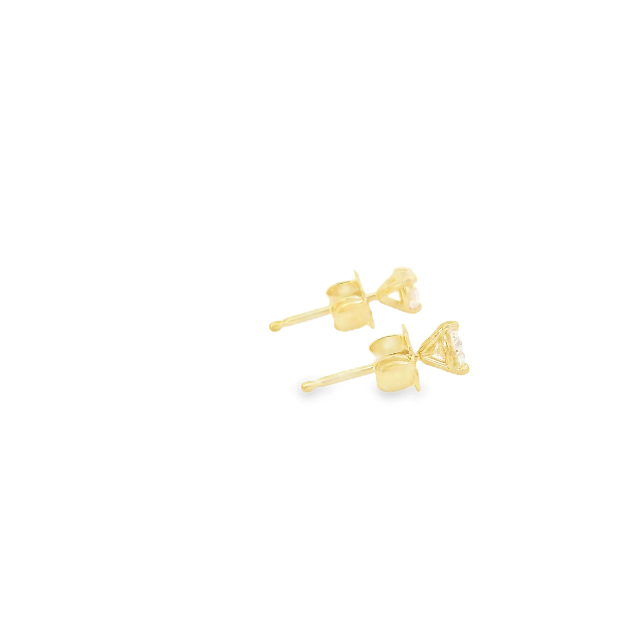 0.40 Diamond Solitaire Earrings - Image 4