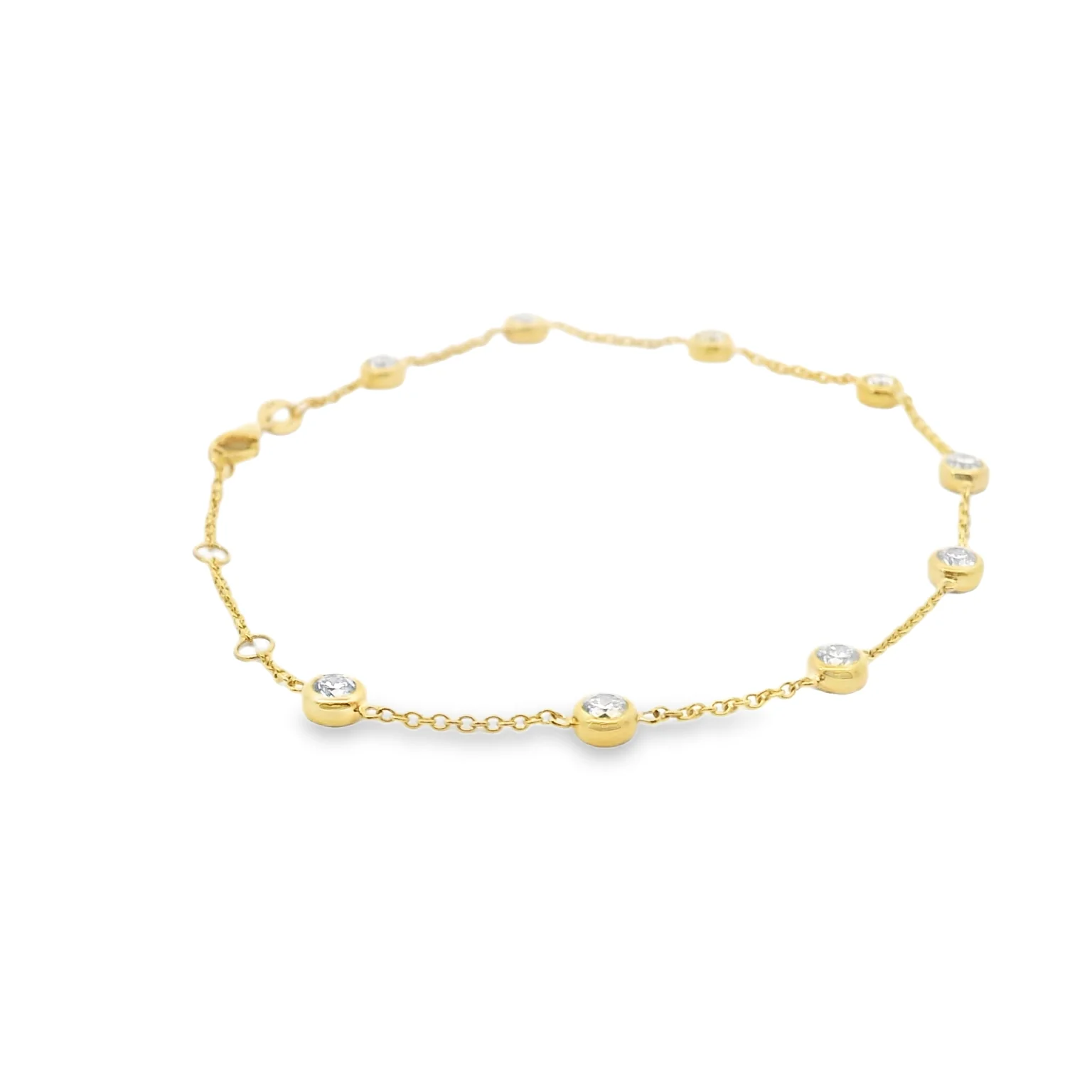 1 Carat Diamond Station Bracelet - Image 2