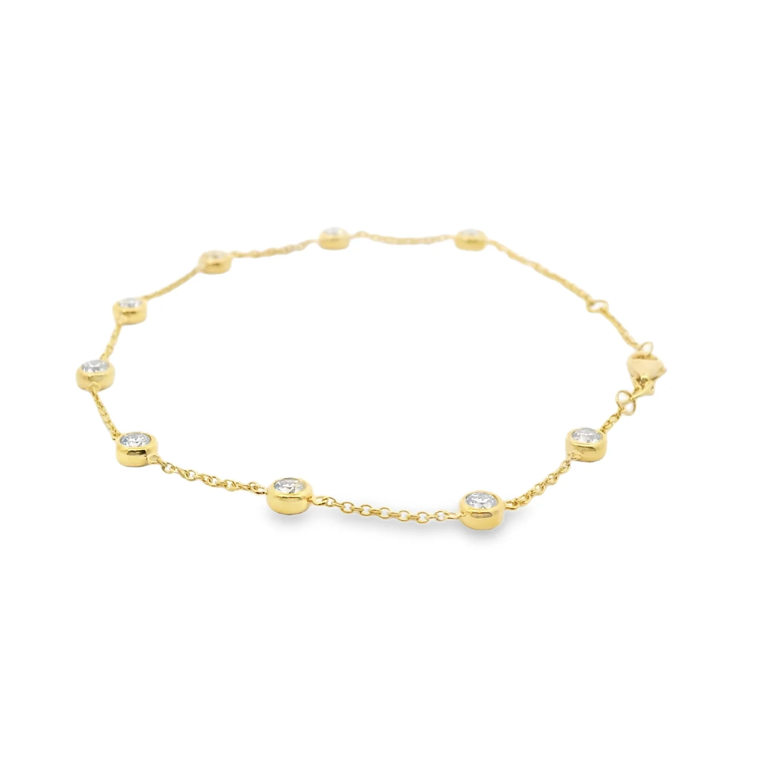 1 Carat Diamond Station Bracelet - Image 4
