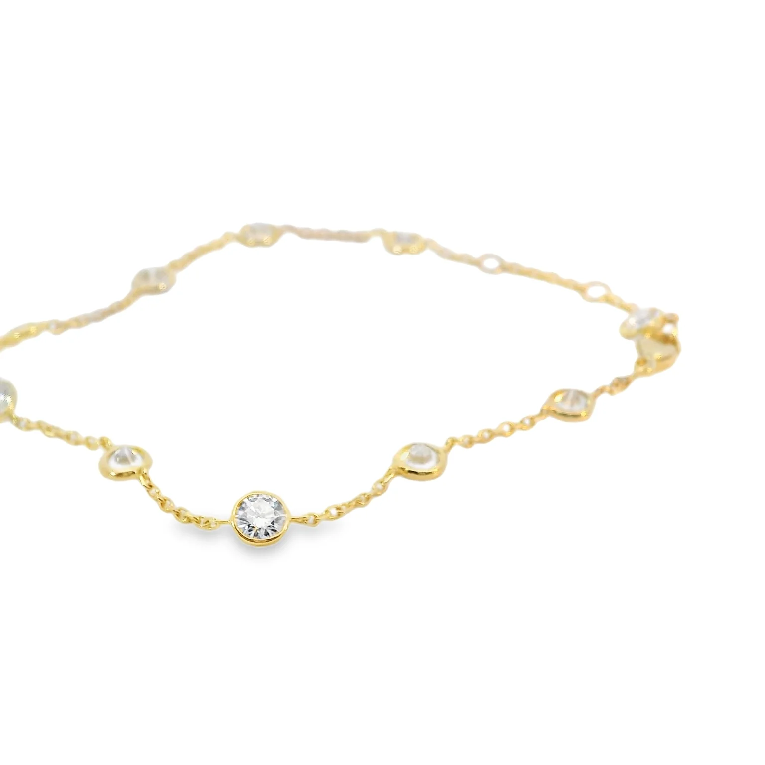 1 CT Lab Grown Diamond Station Bracelet - Image 2