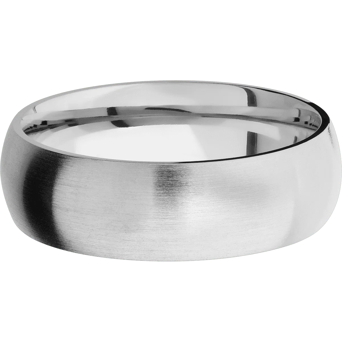 14K White Gold + Satin Finish - Image 3