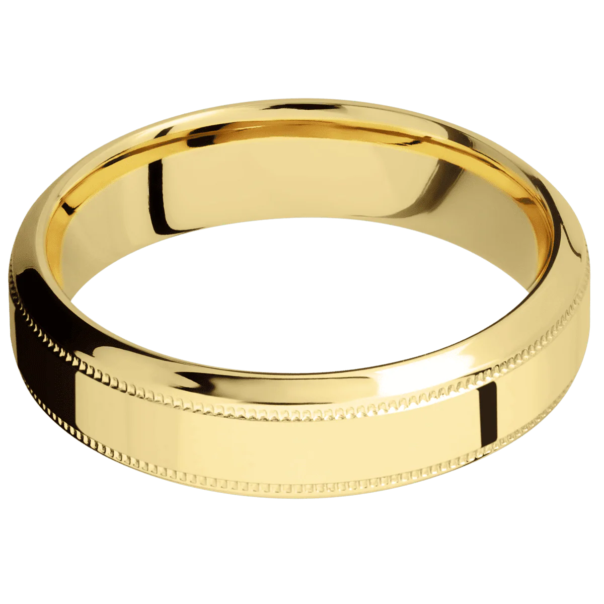 14K Yellow Gold + Polish , Polish Finish - Image 3