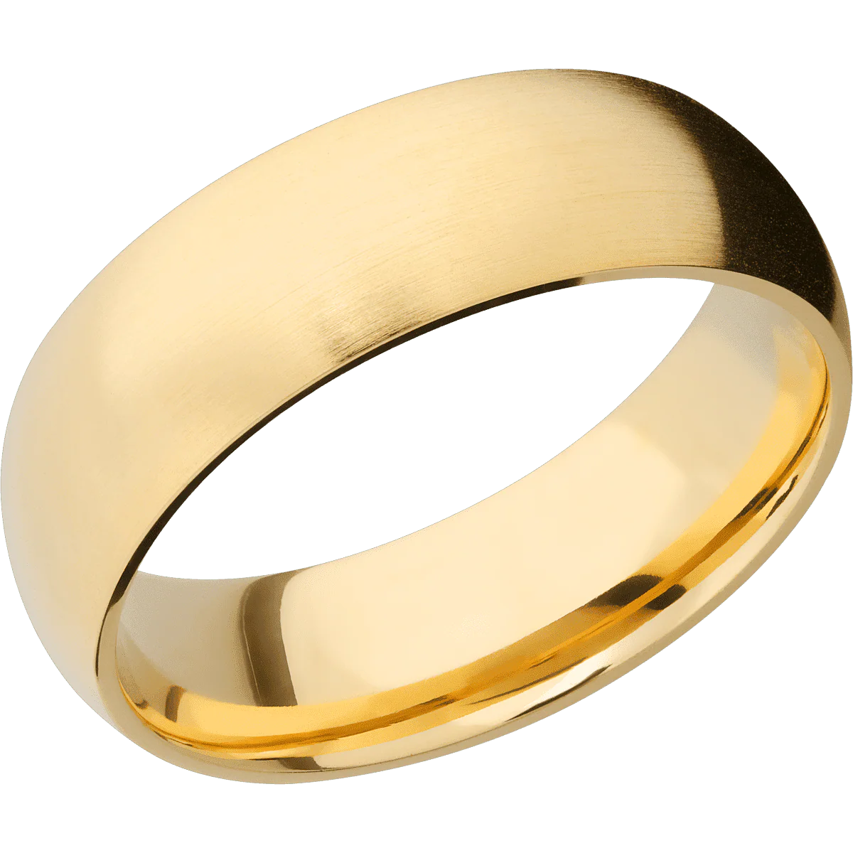 18K Yellow Gold + Satin Finish - Image 2