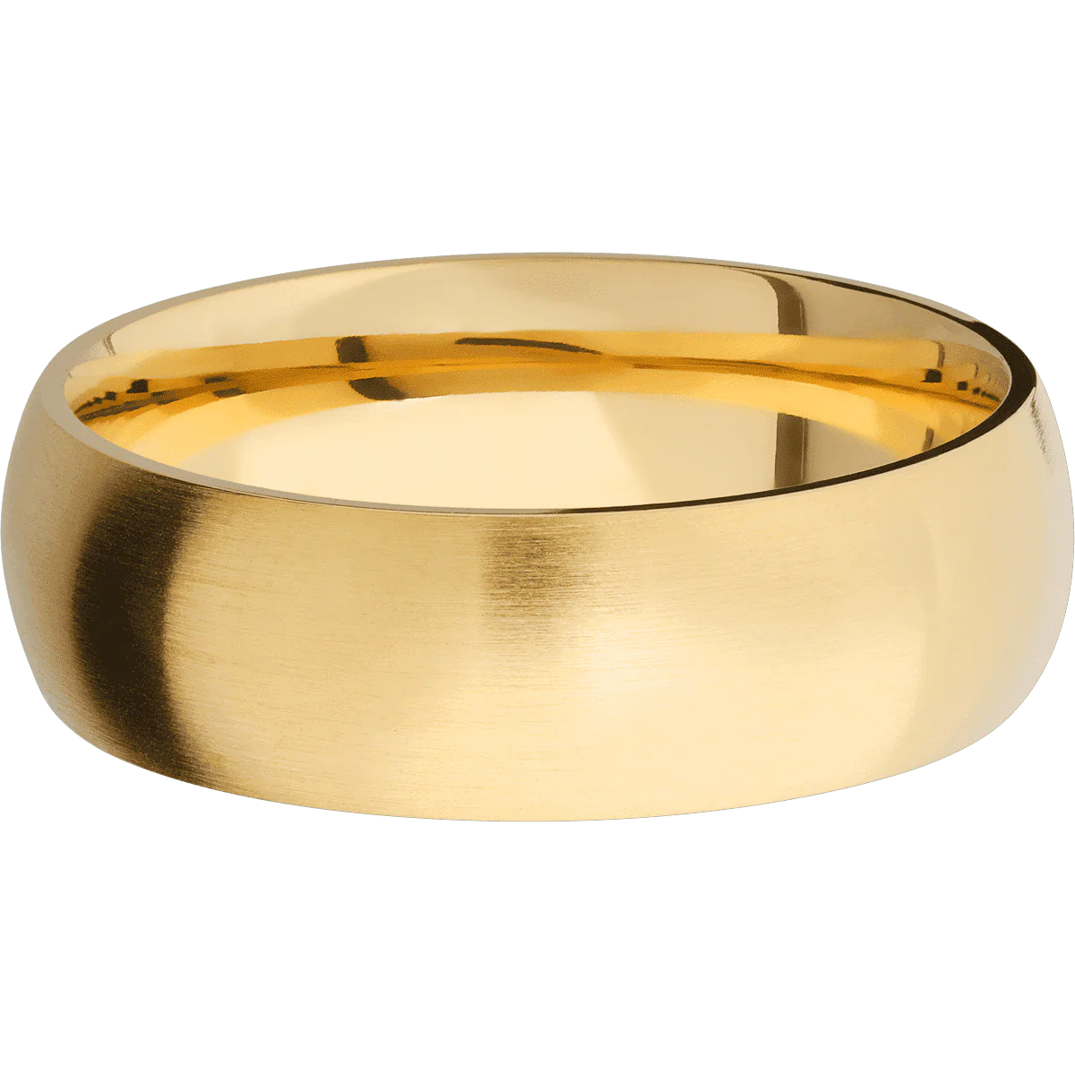 18K Yellow Gold + Satin Finish - Image 3