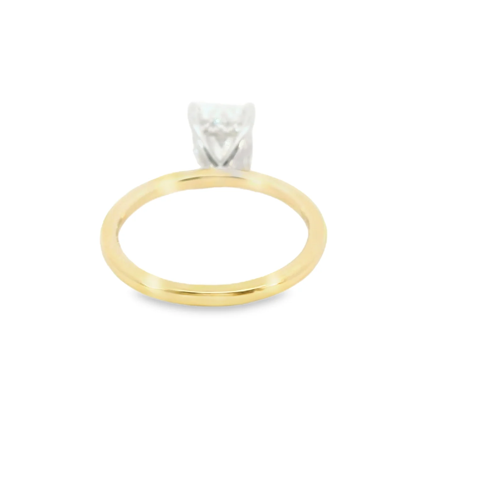 2.00 CT. Emerald Cut Lab Grown Diamond Engagement Ring - Image 3
