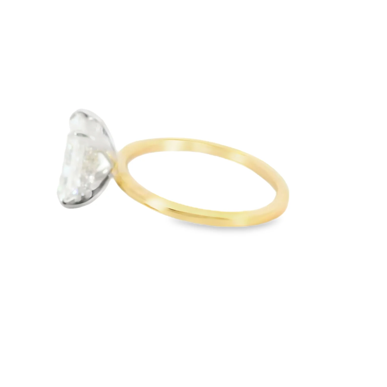 2.00 CT. Radiant Lab Grown Diamond Engagement Ring - Image 2