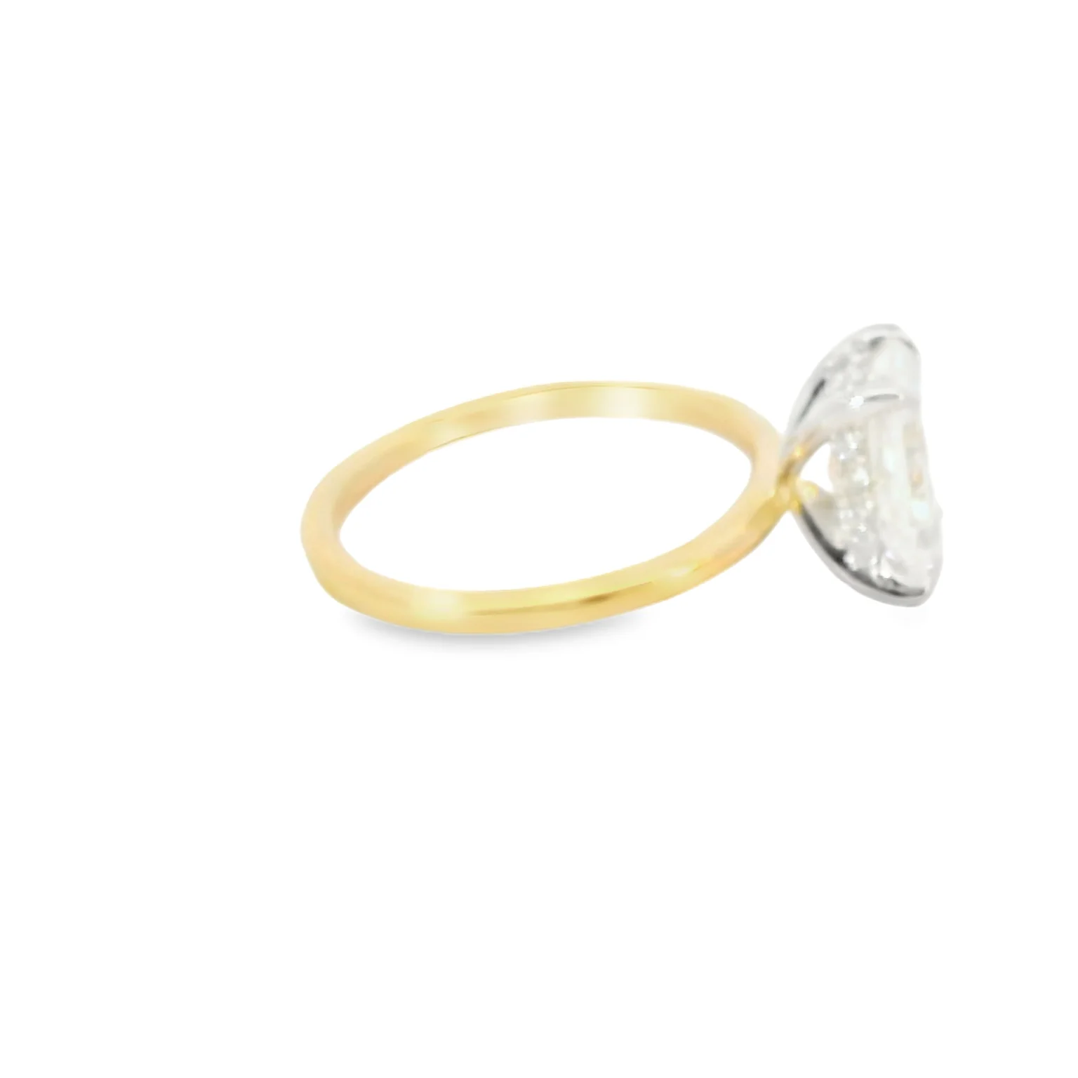 2.00 CT. Radiant Lab Grown Diamond Engagement Ring - Image 4