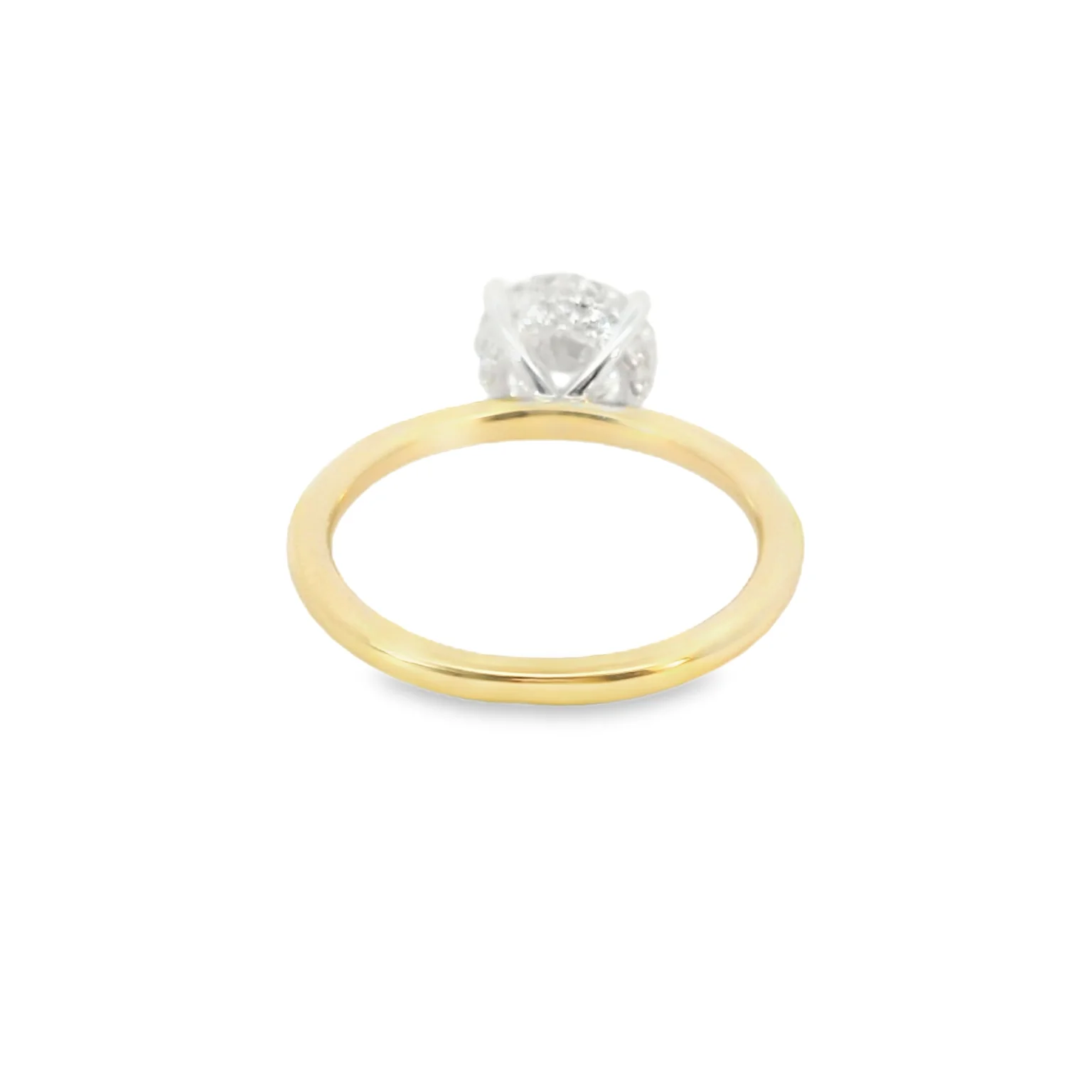 2.00 CT. Round Lab Grown Diamond Engagement Ring - Image 3