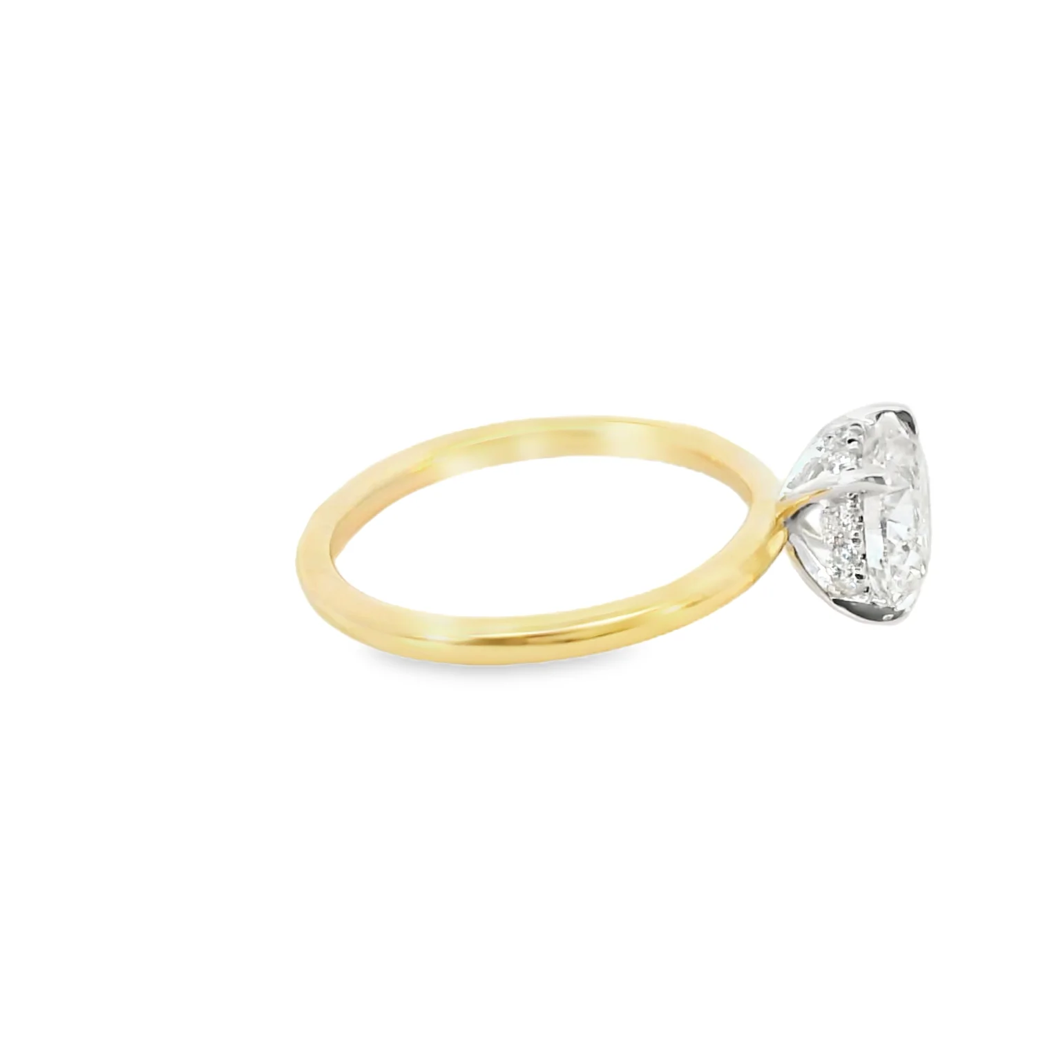 2.00 CT. Round Lab Grown Diamond Engagement Ring - Image 4
