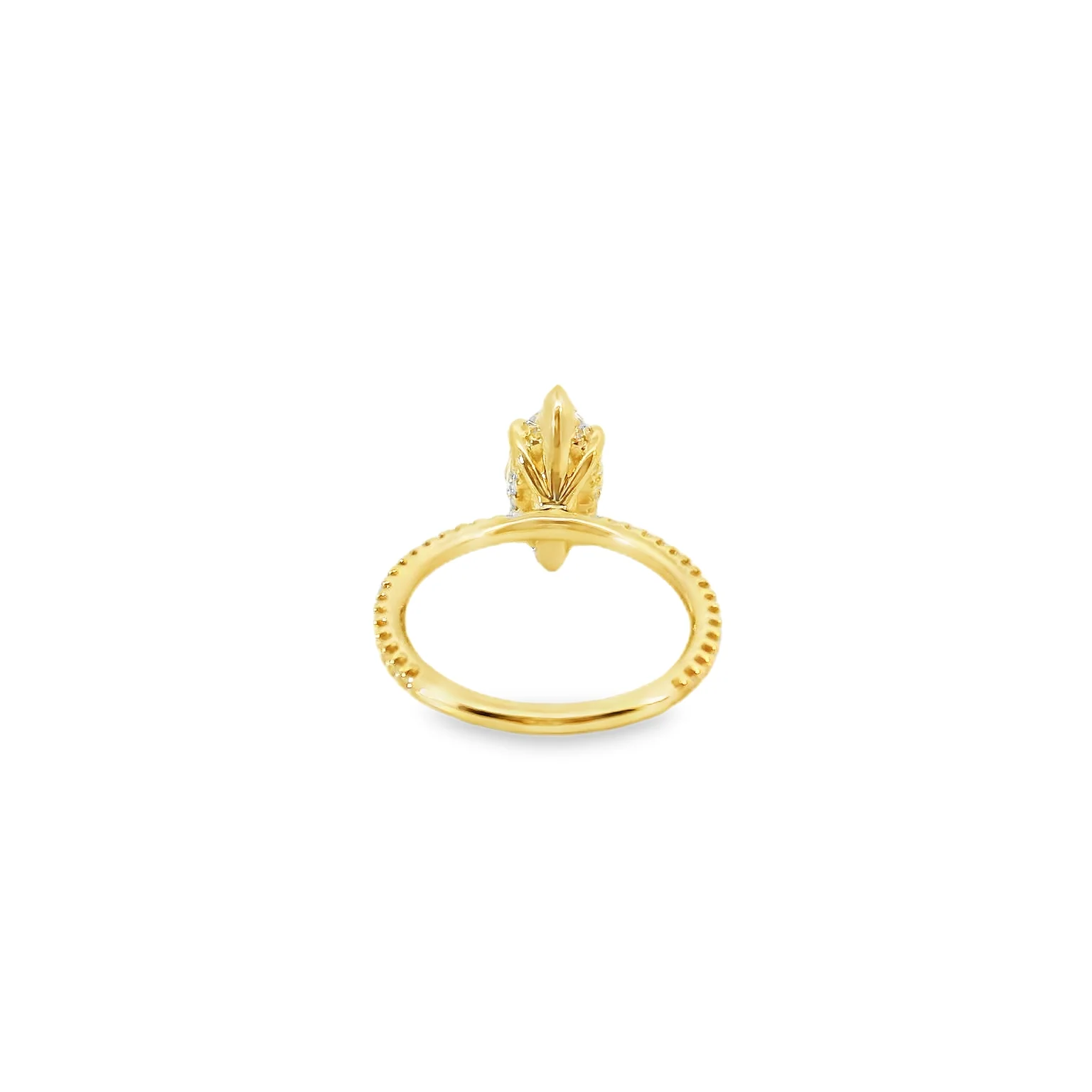 2.32 ct tw Lab Grown Diamond Marqusie Engagement Ring - Image 3
