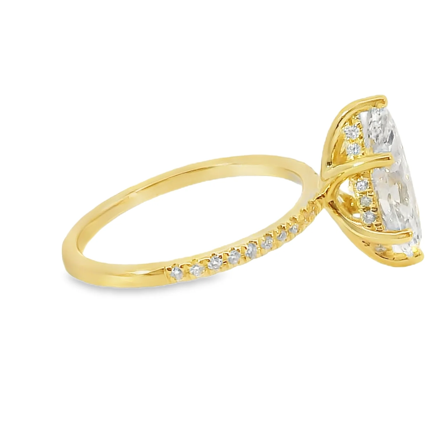 2.5 CT Lab Grown Engagement Ring - Image 4