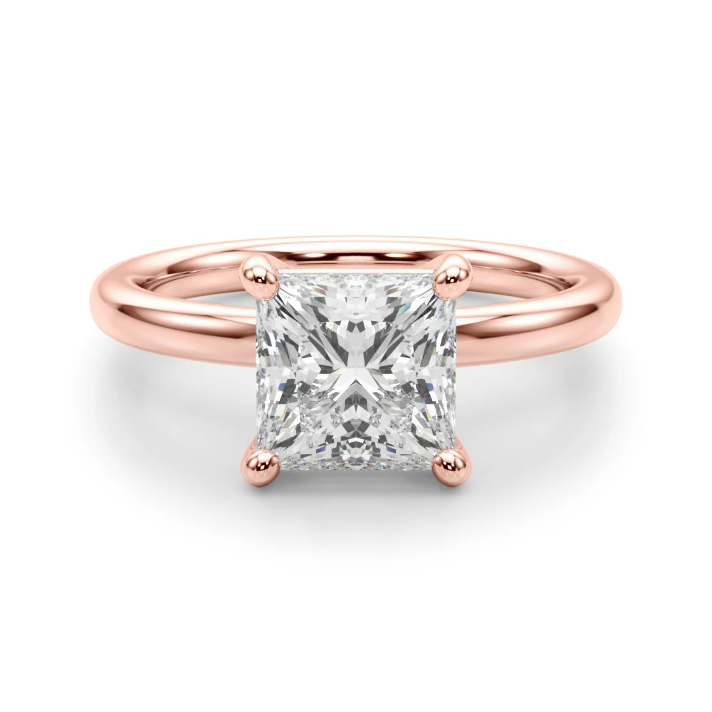 Lab Grown Solitaire Engagement Ring - Image 10