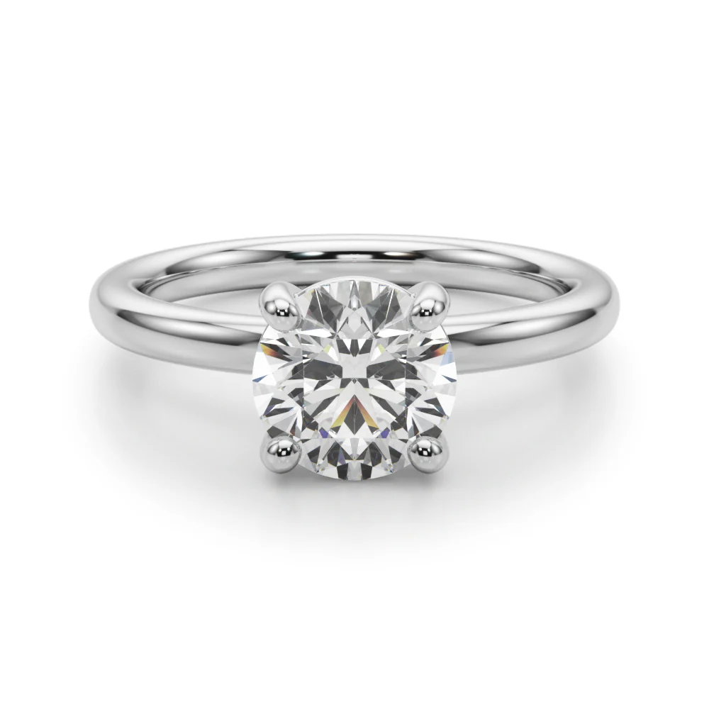 Lab Grown Solitaire Engagement Ring - Image 6