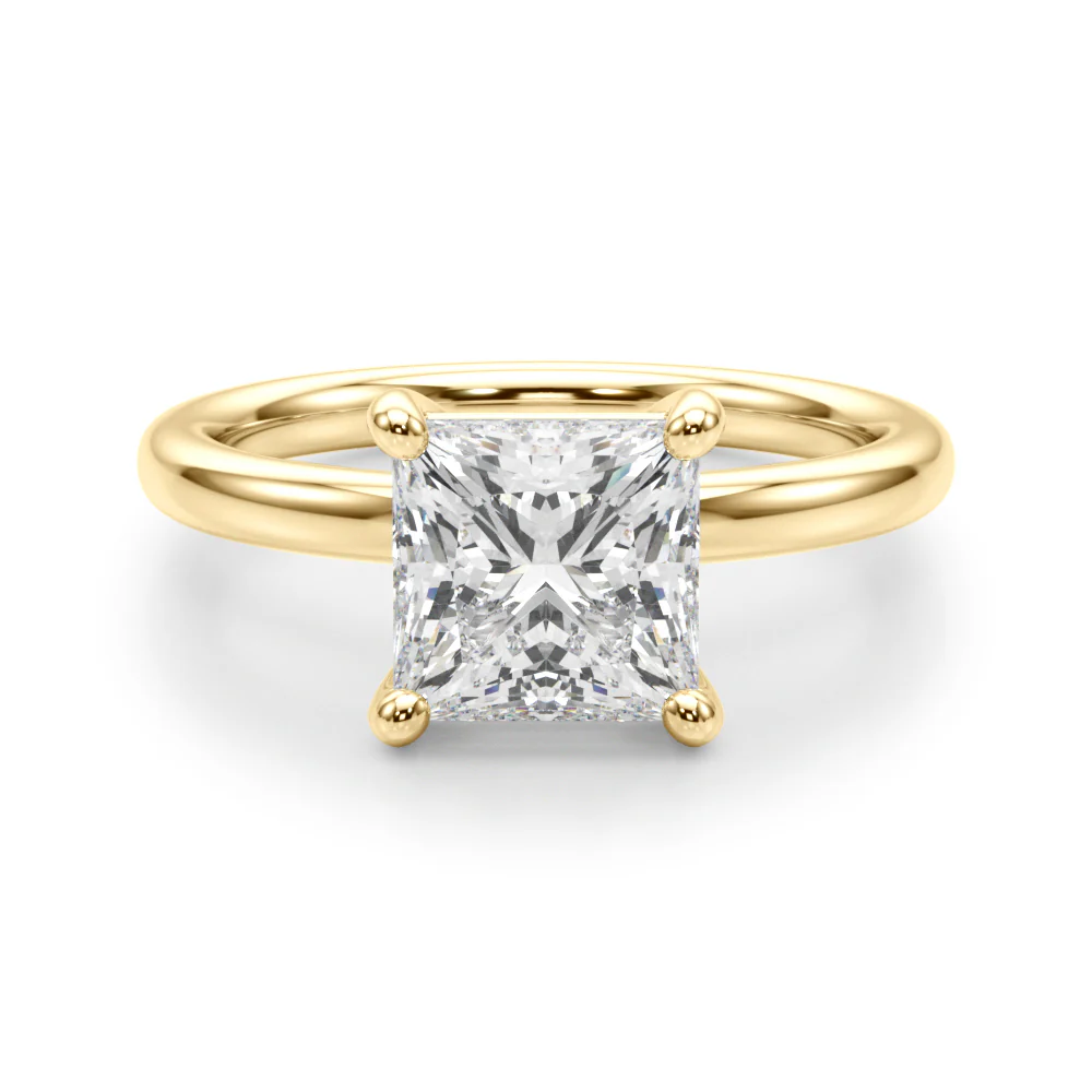 Lab Grown Solitaire Engagement Ring - Image 7