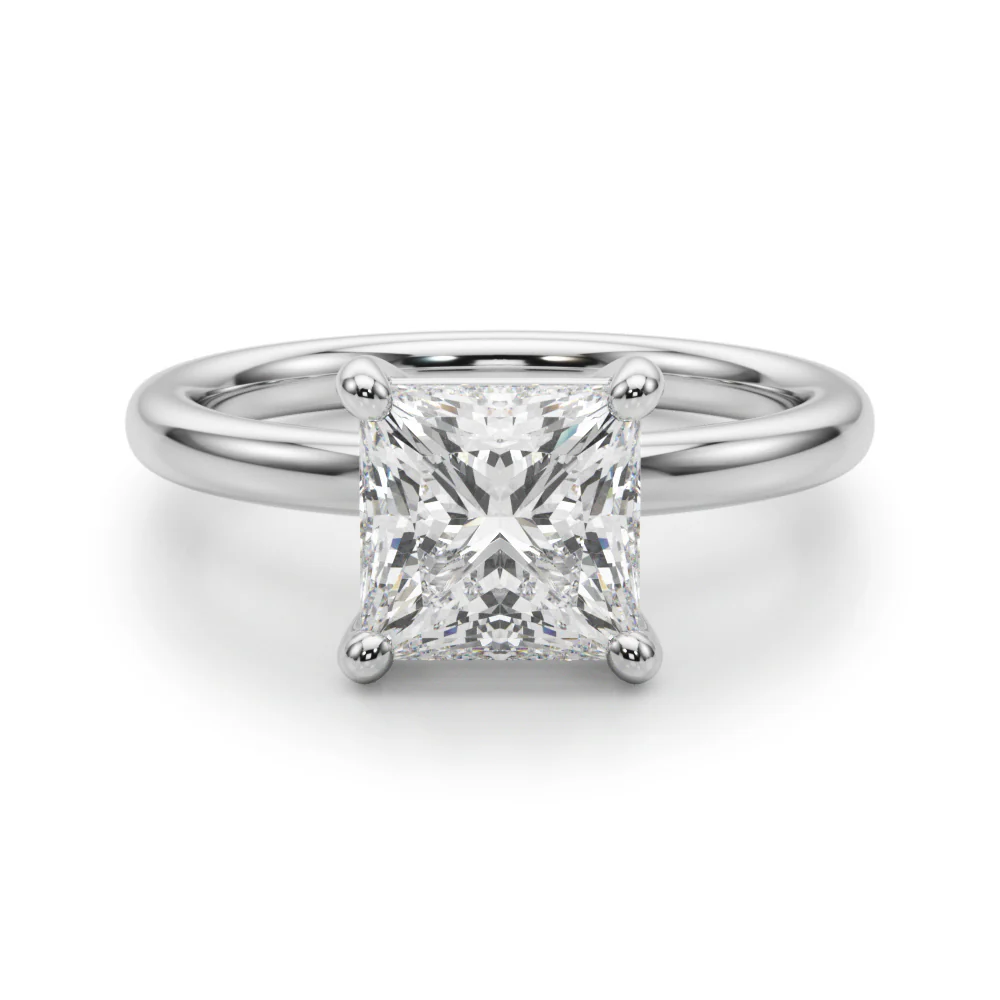 Lab Grown Solitaire Engagement Ring - Image 9