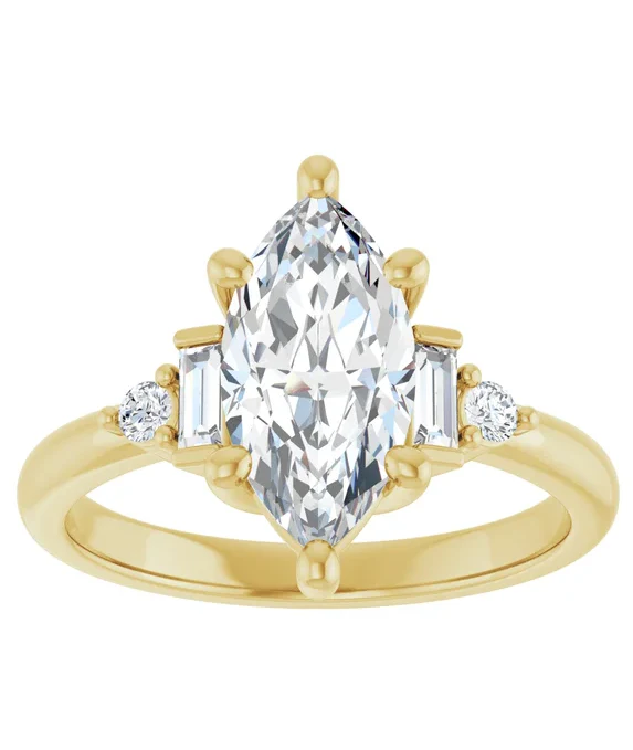 2 CT Lab Grown Diamond Deco Inspired Engagement Ring - Image 10