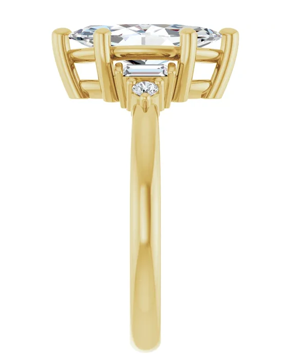 2 CT Lab Grown Diamond Deco Inspired Engagement Ring - Image 11