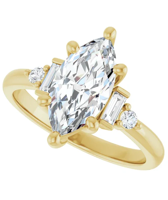 2 CT Lab Grown Diamond Deco Inspired Engagement Ring - Image 12