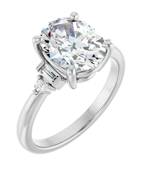 2 CT Lab Grown Diamond Deco Inspired Engagement Ring - Image 4