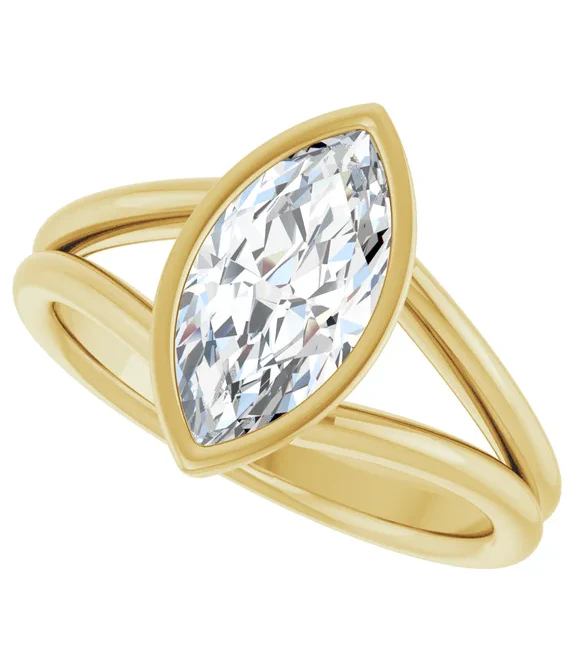 2 CT Lab Grown Diamond Split Shank Engagement Ring - Image 10