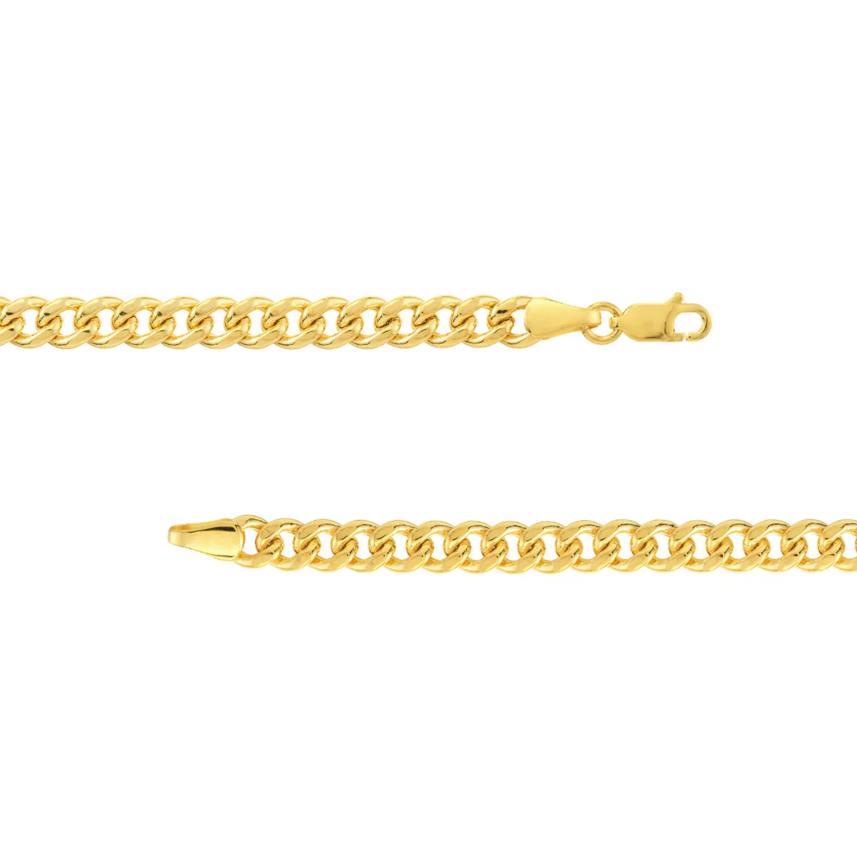 5.35MM Hollow Cuban Chain Bracelet - Image 2