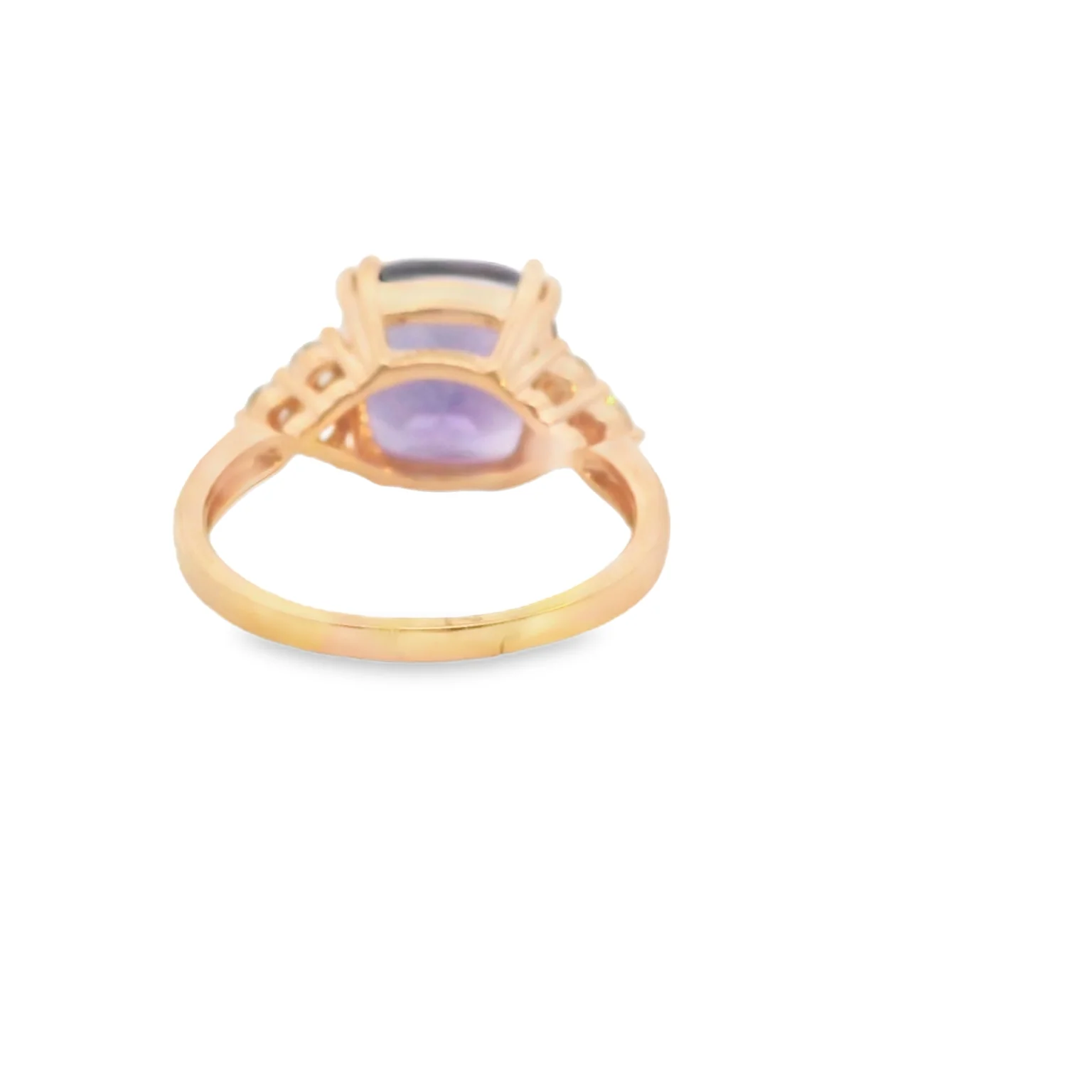 Amethyst and Diamond Ring - Image 3