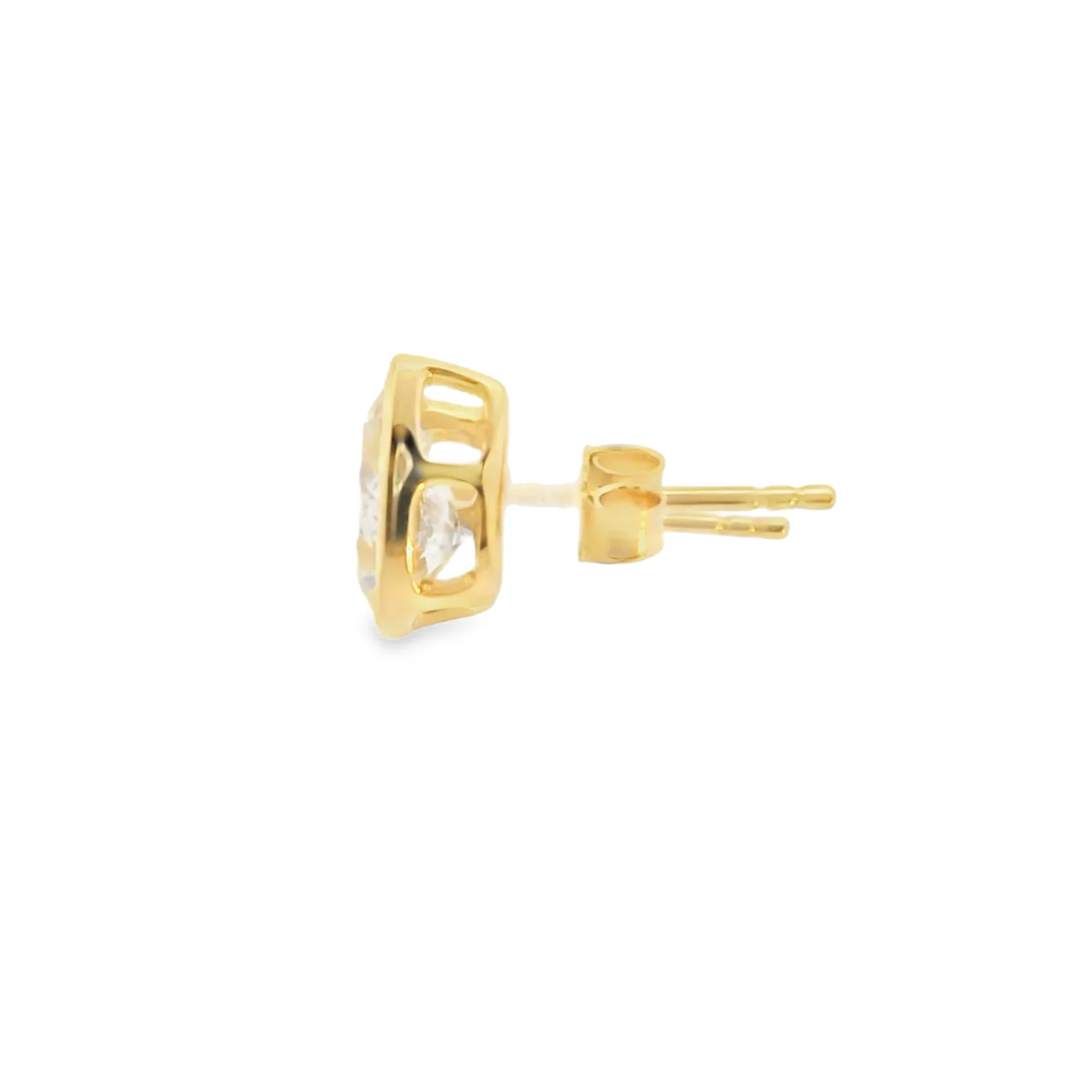 Bezel Set Lab Grown Diamond Solitaires - Image 4