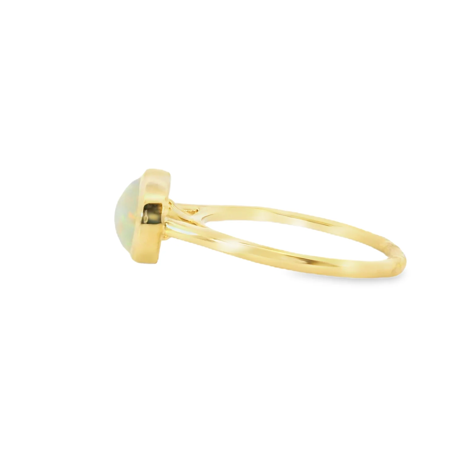 Bezel Set Opal Ring - Image 2