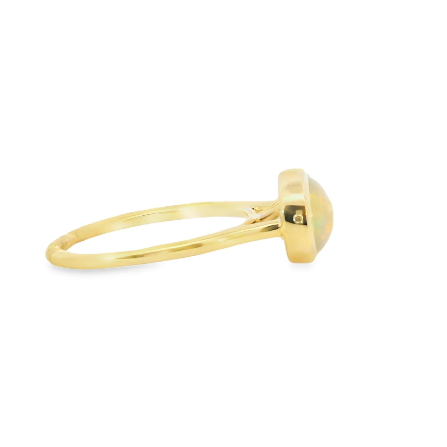 Bezel Set Opal Ring - Image 4
