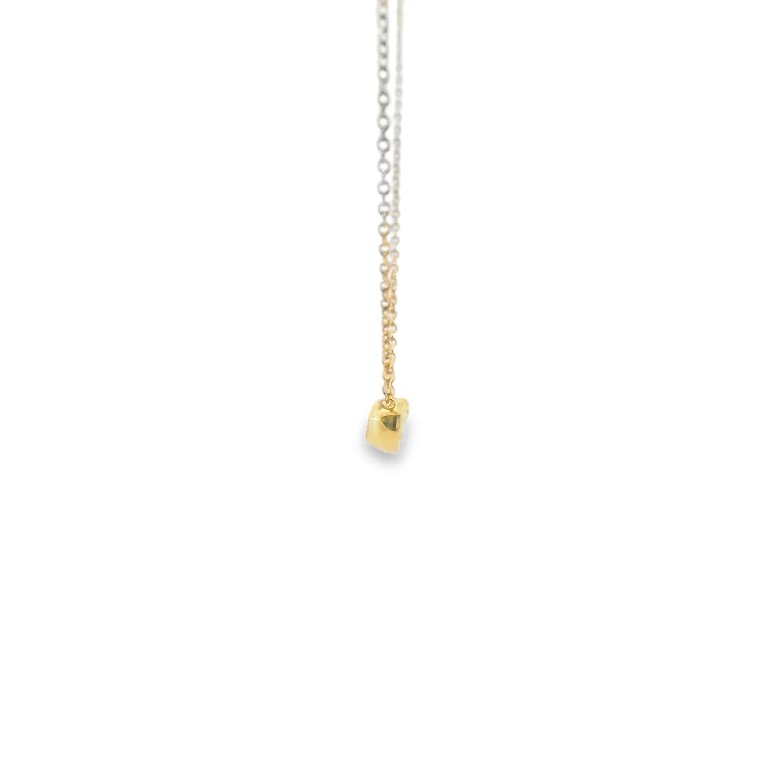 Bezel Set Oval Diamond Pendant - Image 4