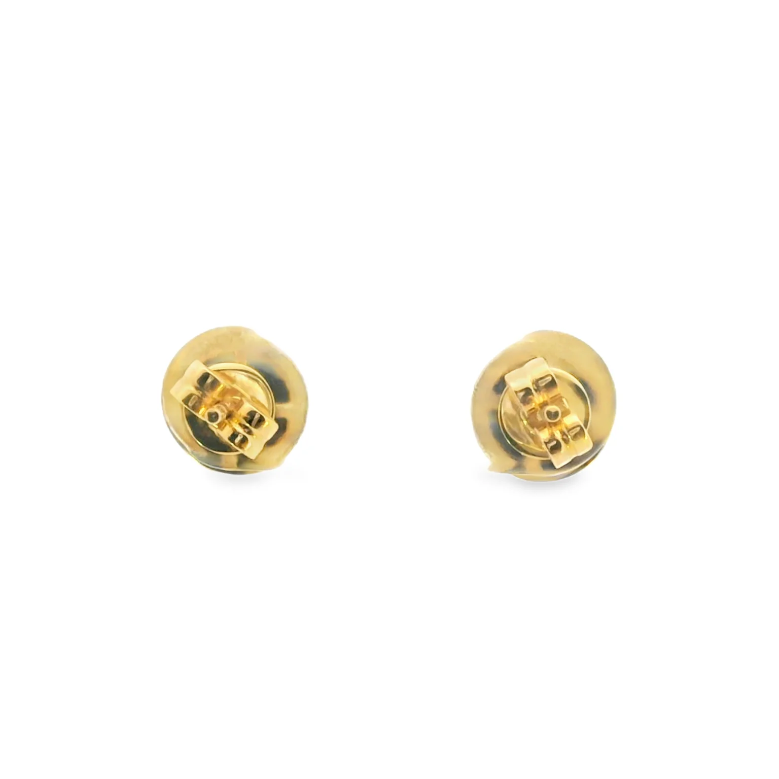 Black Agate and Diamonds Studs - Image 3