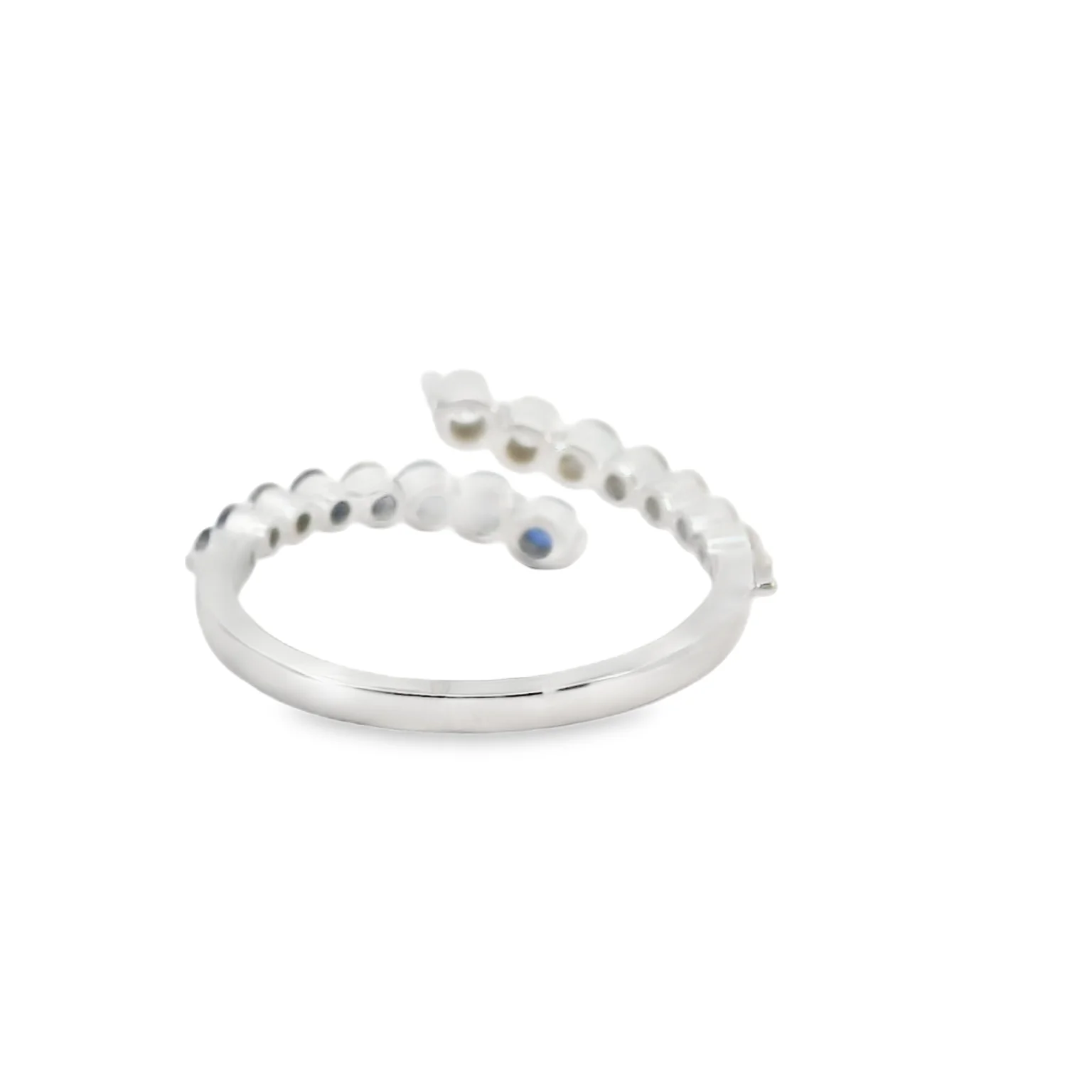 Bypass Sapphire and Diamond Ring - Image 3
