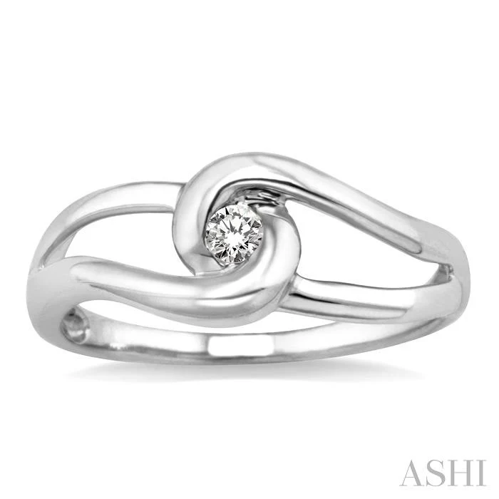 Bypass Twist Diamond Ring - Image 2