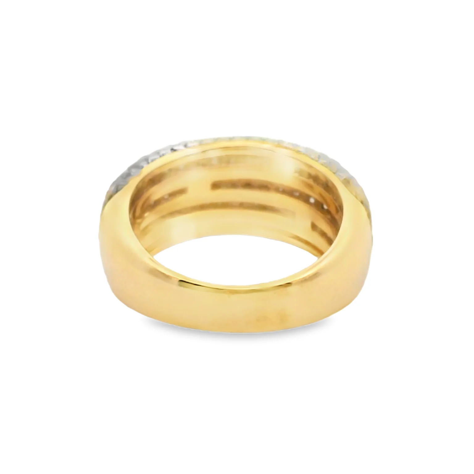 Champagne Diamond Pave Ring - Image 3