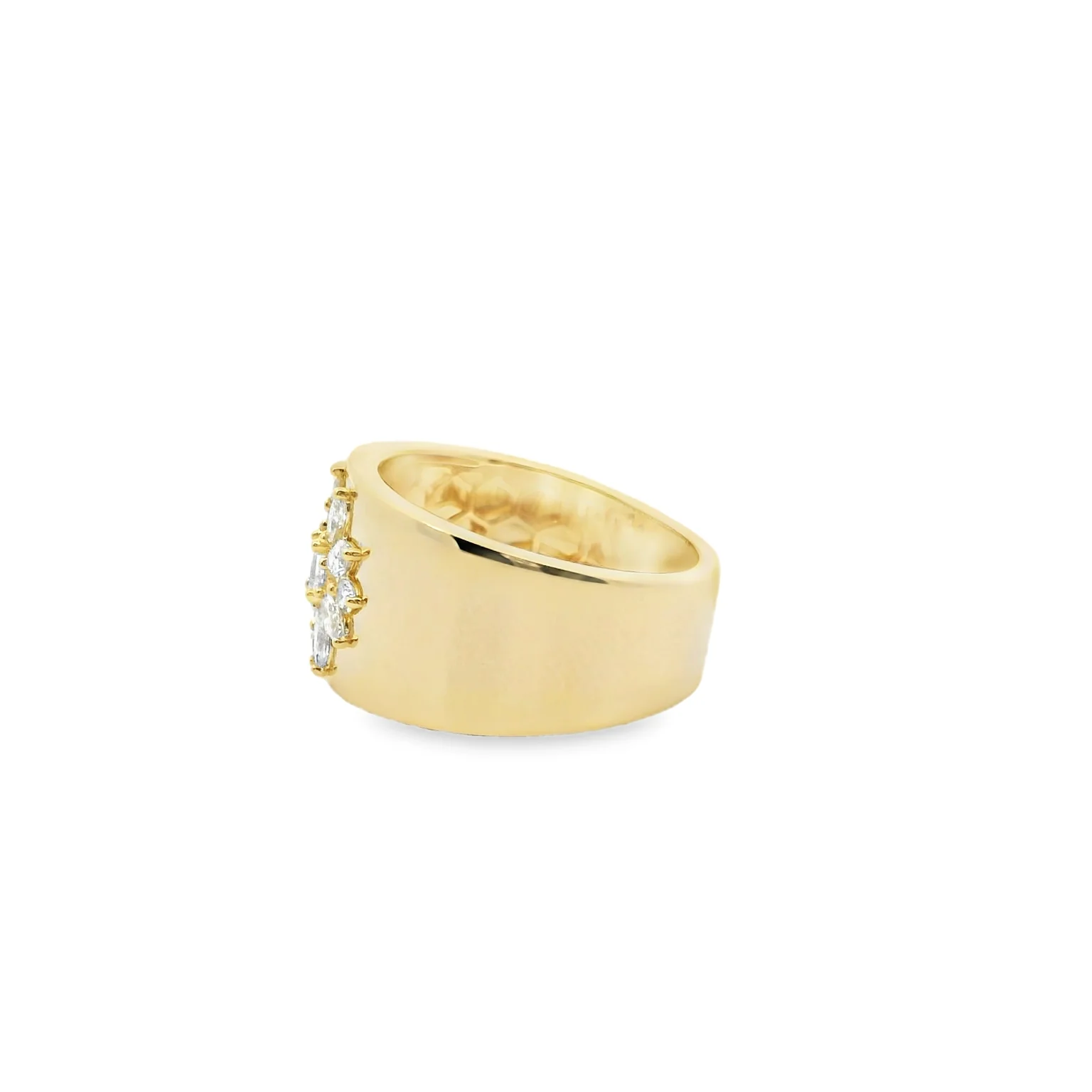 Cigar Band with Starburst Diamond Motif - Image 2