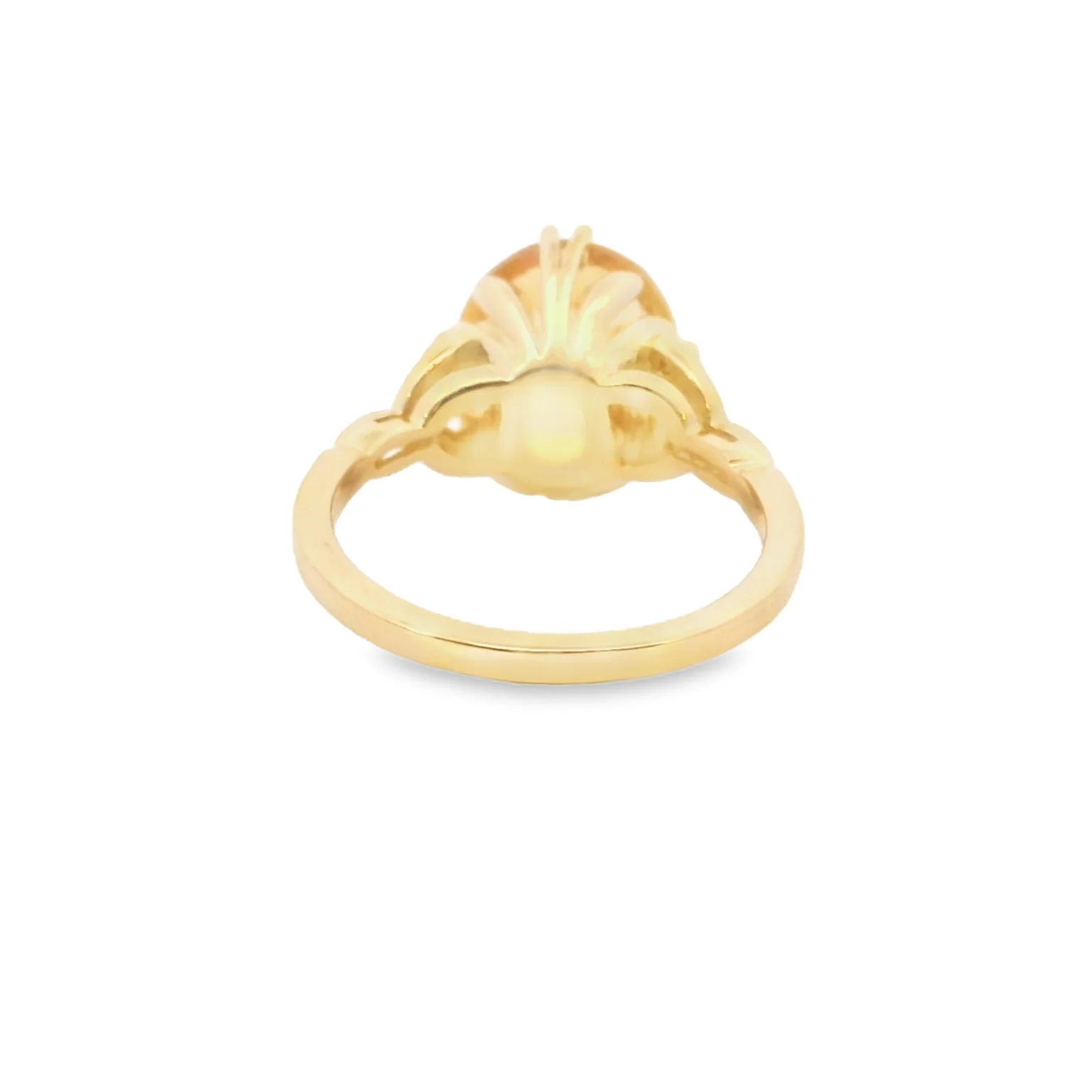 Citrine and Diamond Accent Ring - Image 4