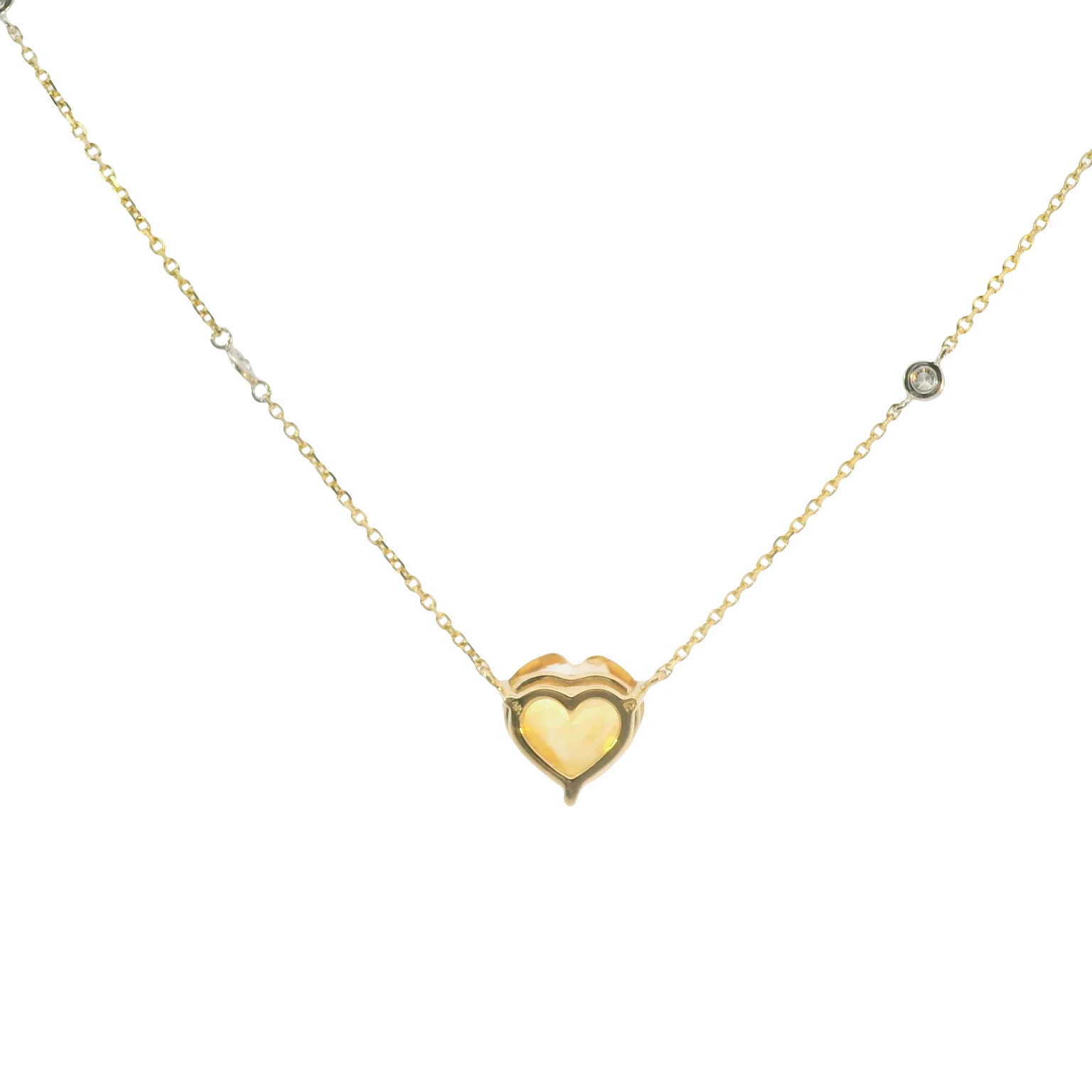 Citrine Heart Pendant - Image 3