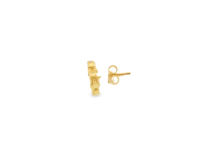 Clover Earrings in Onyx - Image 2