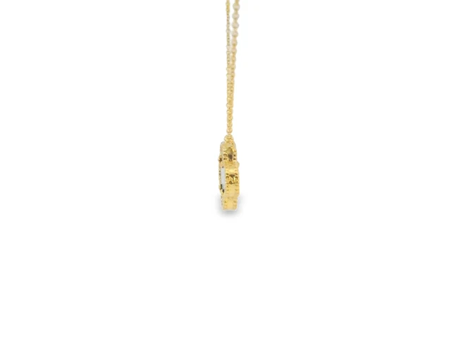 Clover Necklace in Lapis - Image 2