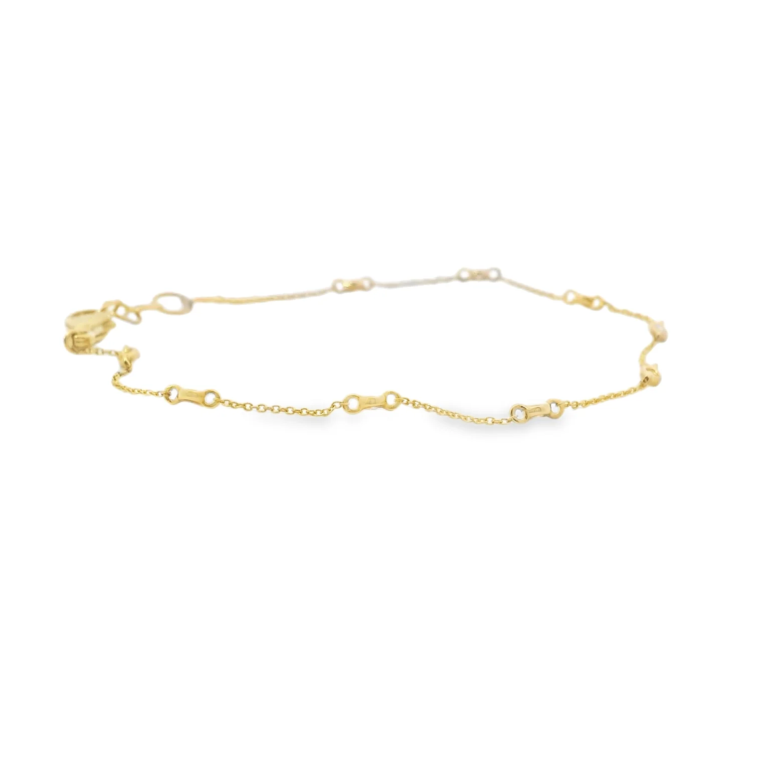 Dainty Diamond Station Bracelet - Image 2