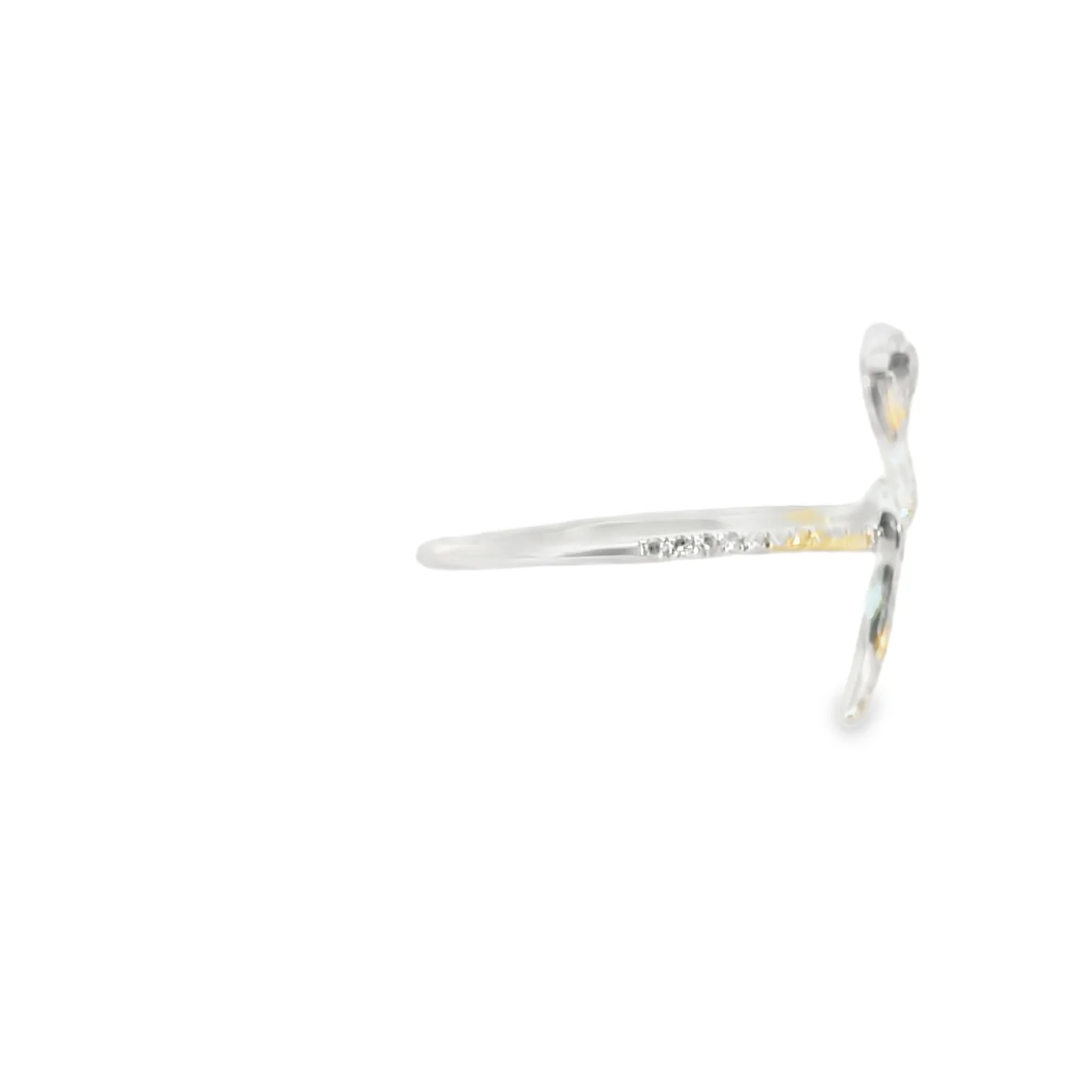 Diamond and Sapphire Snake Ring - Image 4