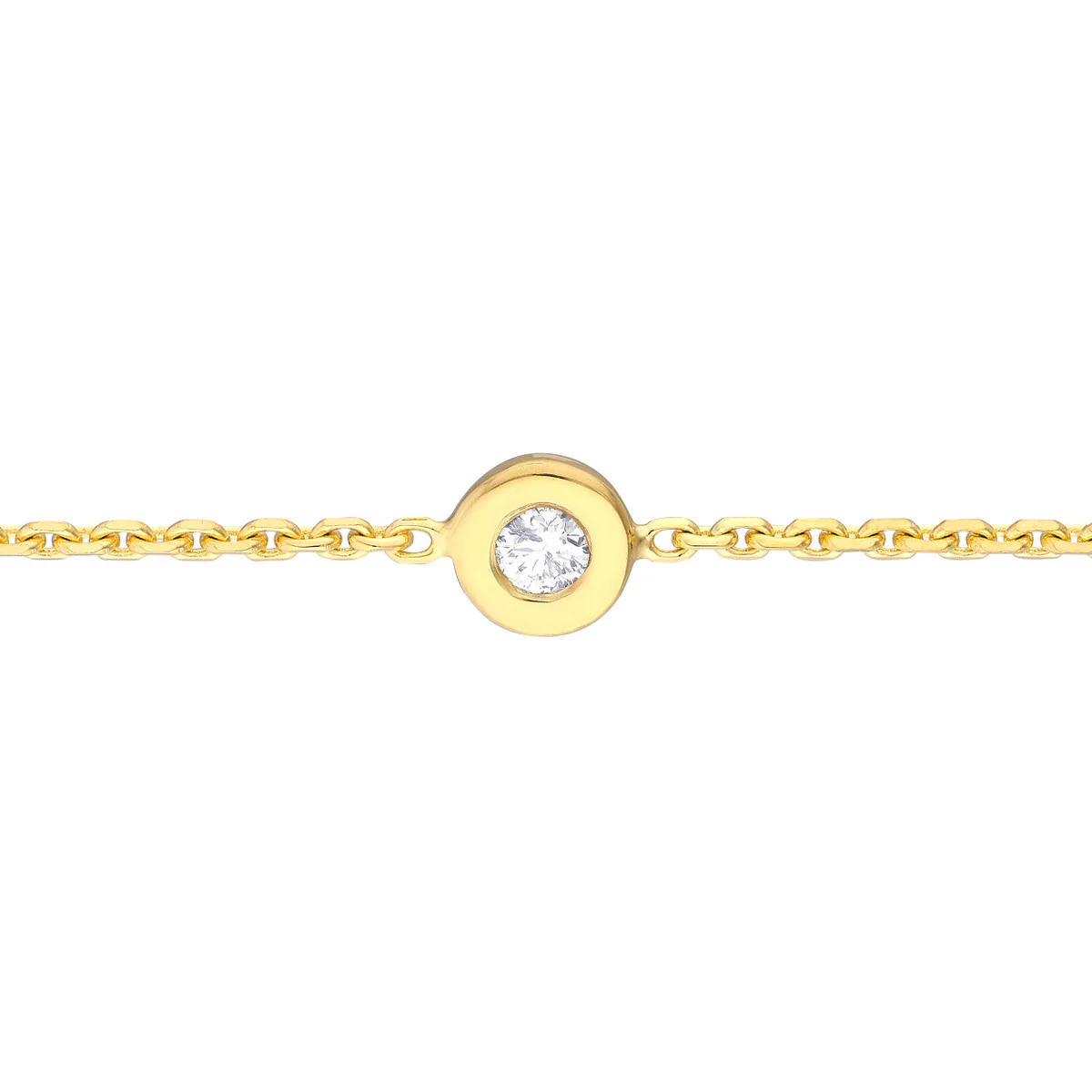 Diamond Bezel Choker Necklace - Image 2