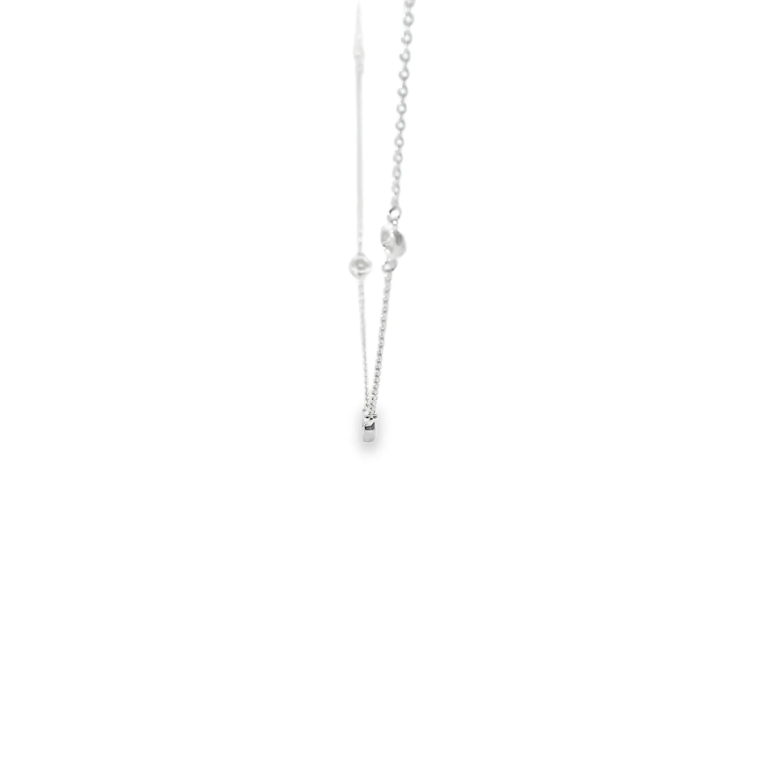 Diamond Bezel Station Necklace - Image 2