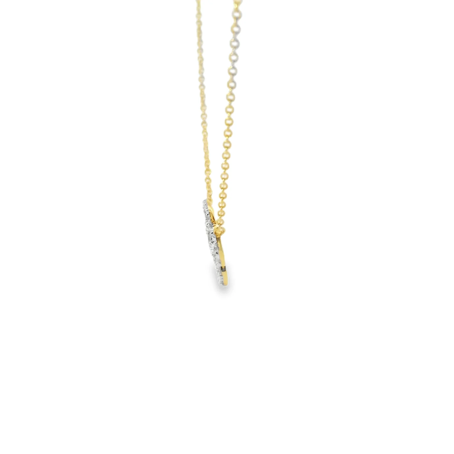 Diamond Clover Necklace - Image 2