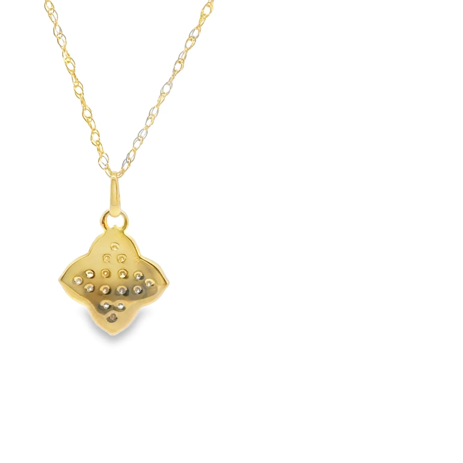 Diamond Clover Pendant - Image 3