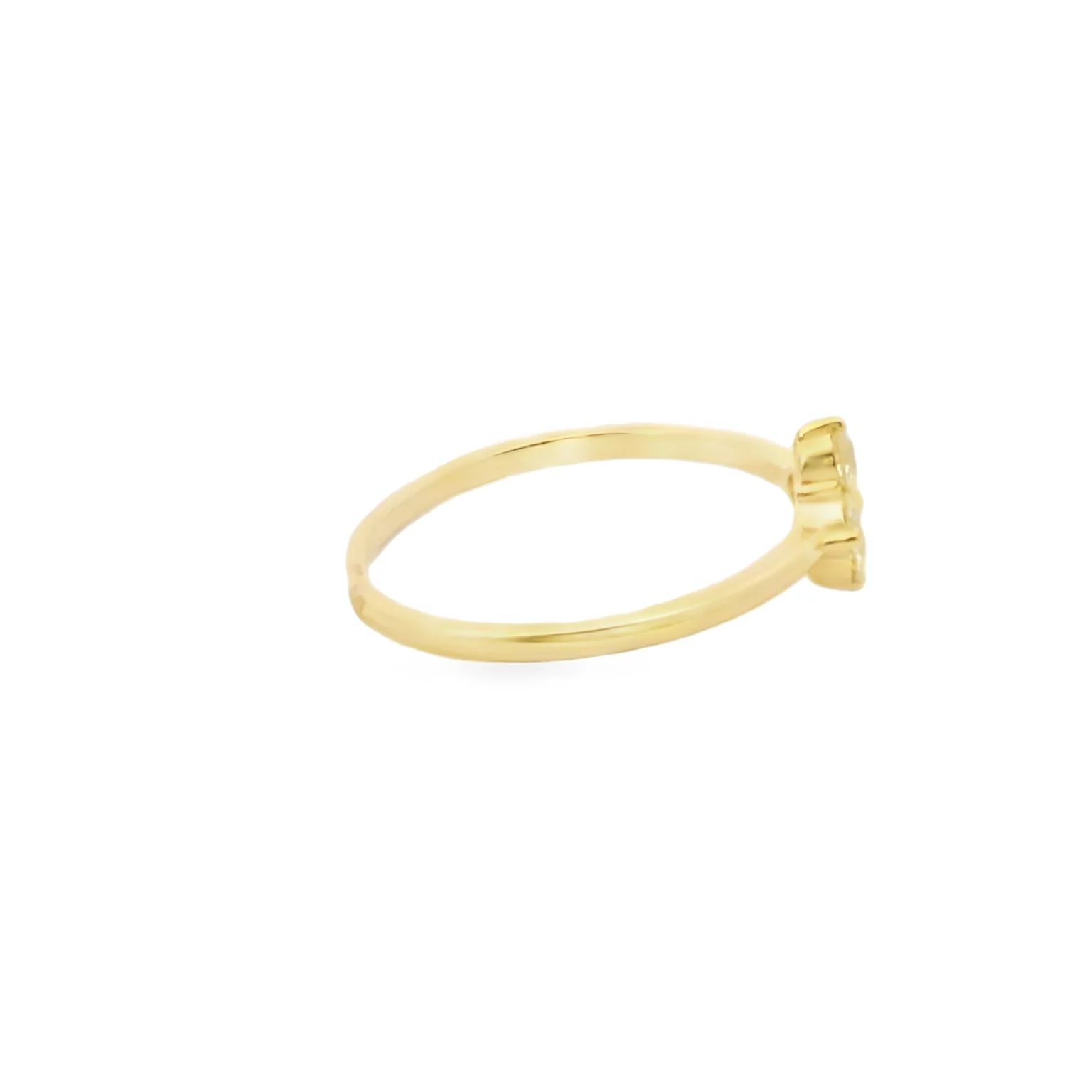 Diamond Clover Ring - Image 2
