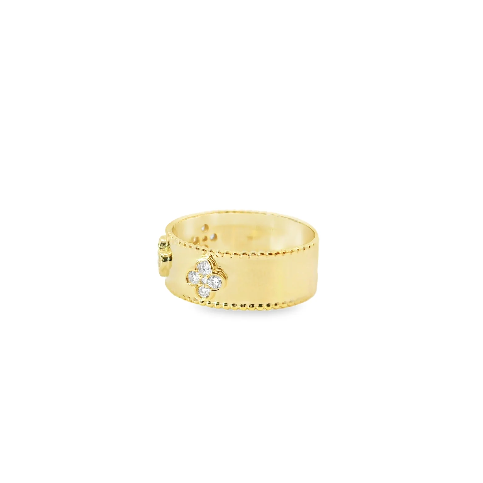 Diamond Clover Ring - Image 2
