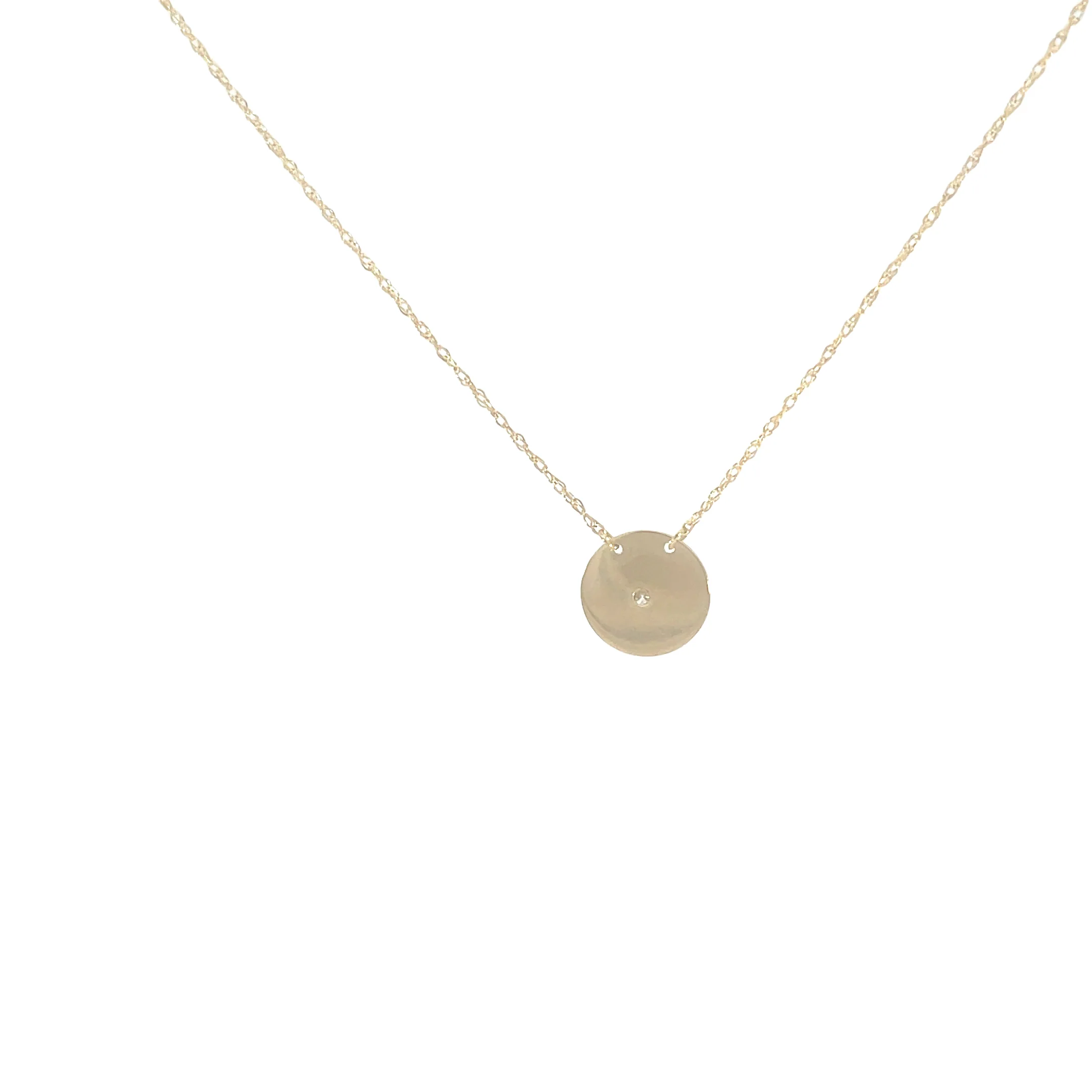 Diamond Disk Pendant - Image 3