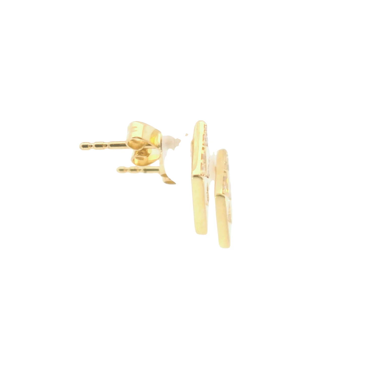 Diamond Geometric Studs - Image 4