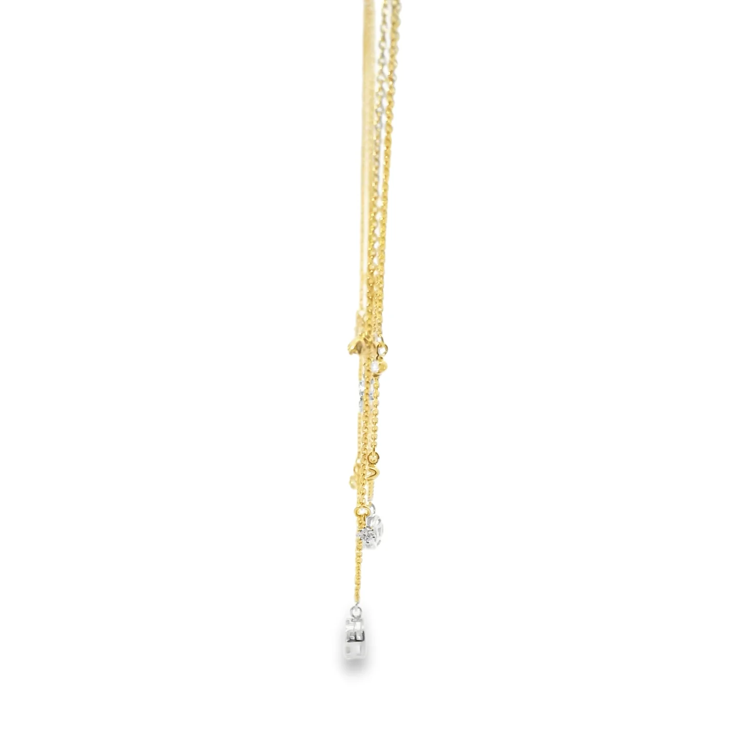 Diamond Multi-Strand Necklace - Image 3